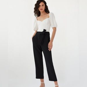 Wilfred Tie- Front Pant | Black Size 00
